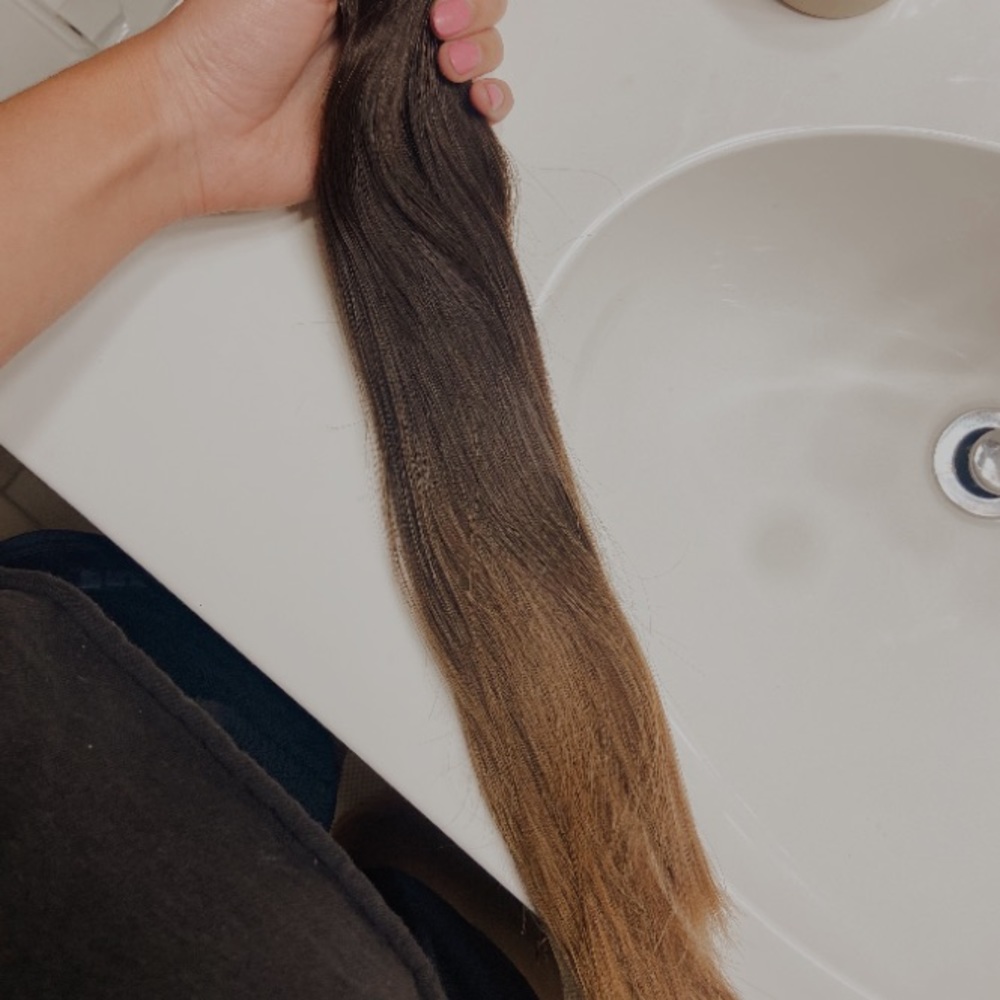 Luxy Hair Dark Brown Chestnut Ombre Extensions